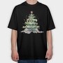 Christmas Tree Ornaments, Tricou Oversize Barbati (Unisex)