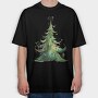 Christmas Tree Decorations, Tricou Oversize Barbati (Unisex)