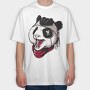 Panda Pirate Roar, Tricou Oversize Barbati (Unisex)
