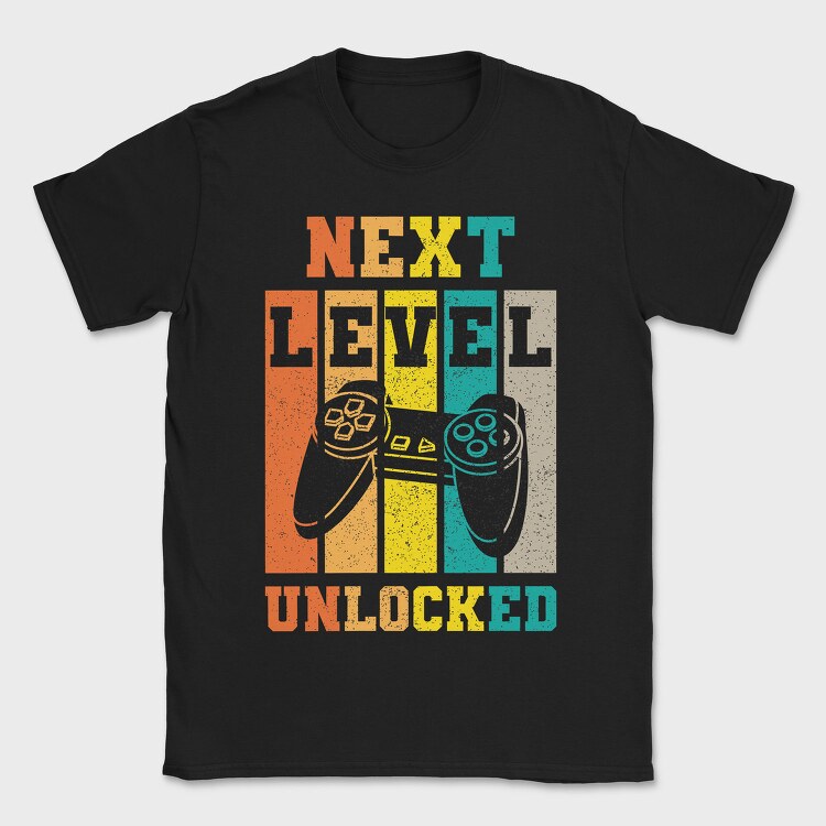 Next Level Unlocked, Tricou Barbati (Unisex)
