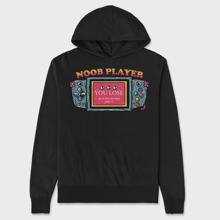 Noobbed Out, Hanorac Oversize Barbati (Unisex)