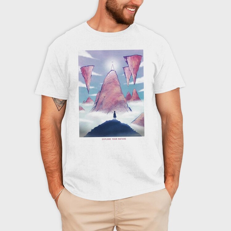Fantasy_Landscape_01, Tricou Barbati (Unisex)
