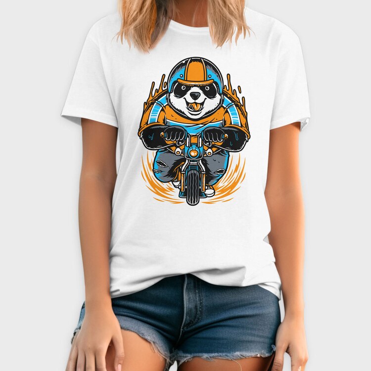Panda Rider, Tricou Barbati (Unisex)