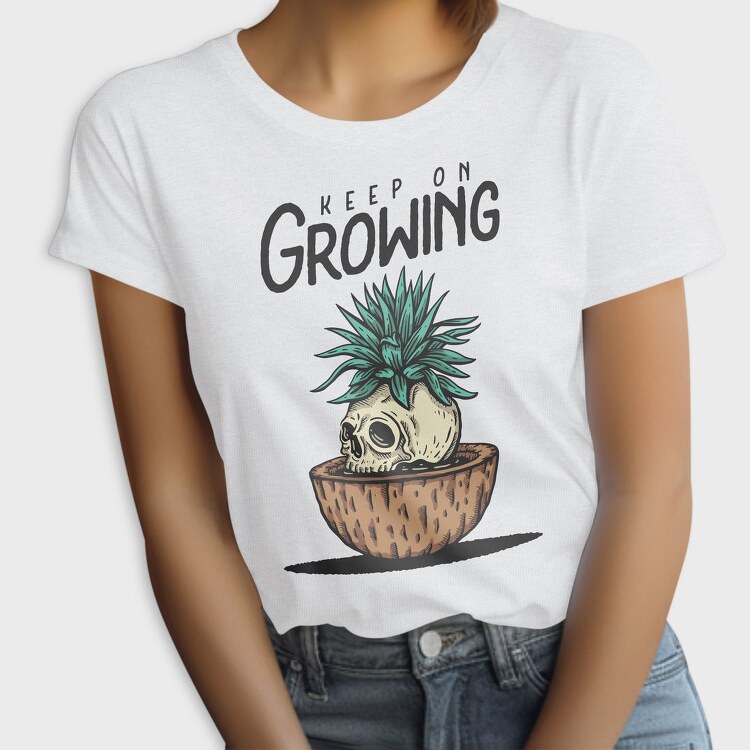 Keep On Growing Skull, Tricou Femei