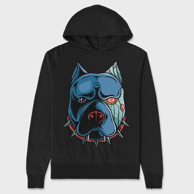 Pittbull Rage, Hanorac Oversize Barbati (Unisex)
