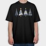 Christmas Trees Serenity, Tricou Oversize Barbati (Unisex)