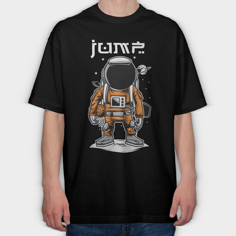 Space Explorer, Tricou Oversize Barbati (Unisex)