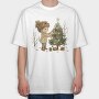 Christmas Tree Dreamer, Tricou Oversize Barbati (Unisex)