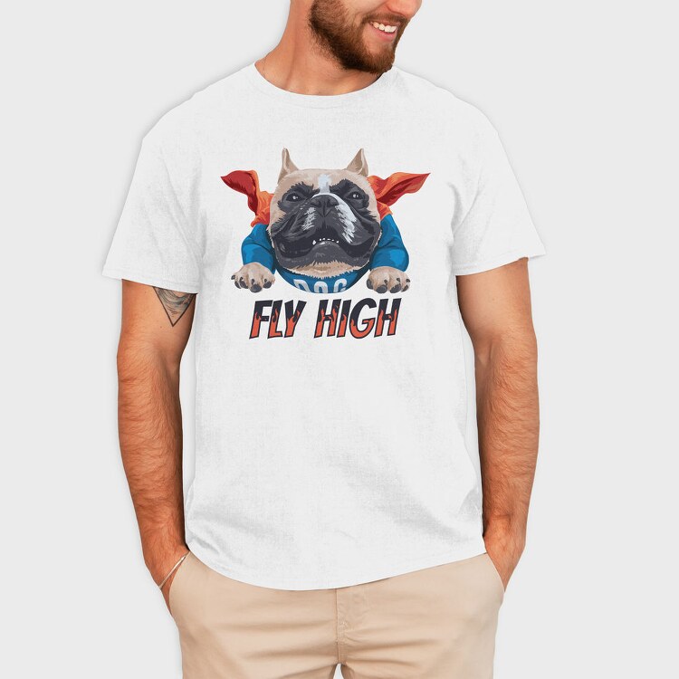 Bulldog Superfly, Tricou Barbati (Unisex)