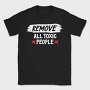 Remove Red Cross, Tricou Barbati (Unisex)