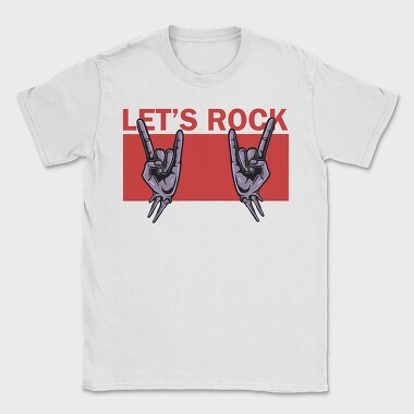 Rock On Hands, Tricou Barbati (Unisex)