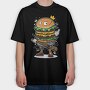King Burger, Tricou Oversize Barbati (Unisex)