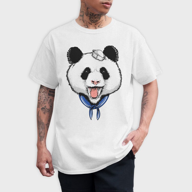 Panda Sailor Roar, Tricou Barbati (Unisex)