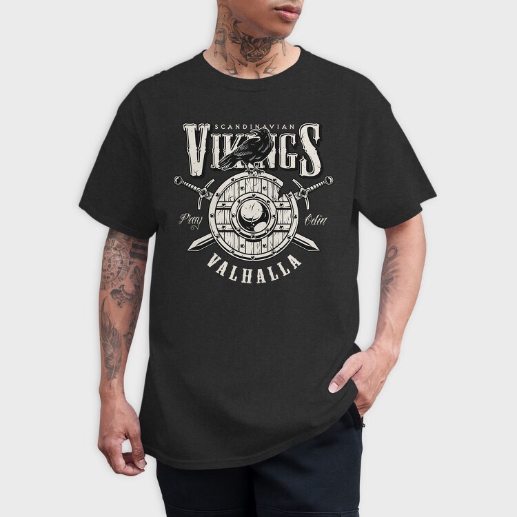 Viking Valhalla, Tricou Barbati (Unisex)
