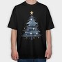 Christmas Tree Serenity, Tricou Oversize Barbati (Unisex)