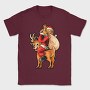Santa Reindeer Hug, Tricou Barbati (Unisex)