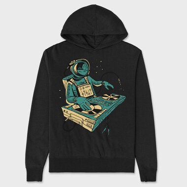 Astronaut Dj, Hanorac Oversize Barbati (Unisex)