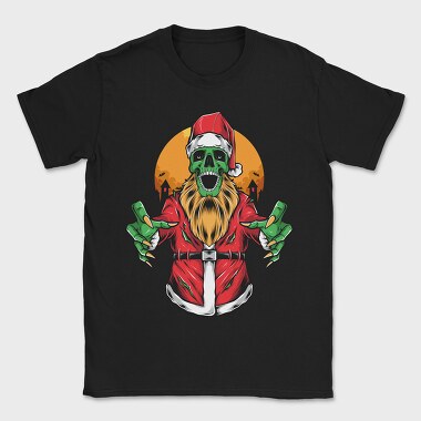 Santa Skull Horror, Tricou Barbati (Unisex)