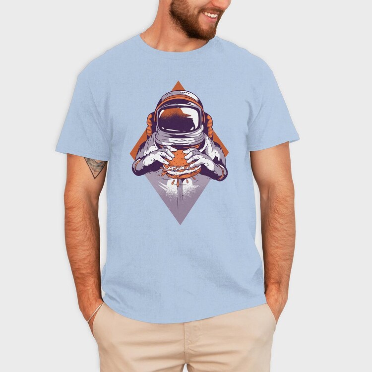 Astronaut Burger, Tricou Barbati (Unisex)