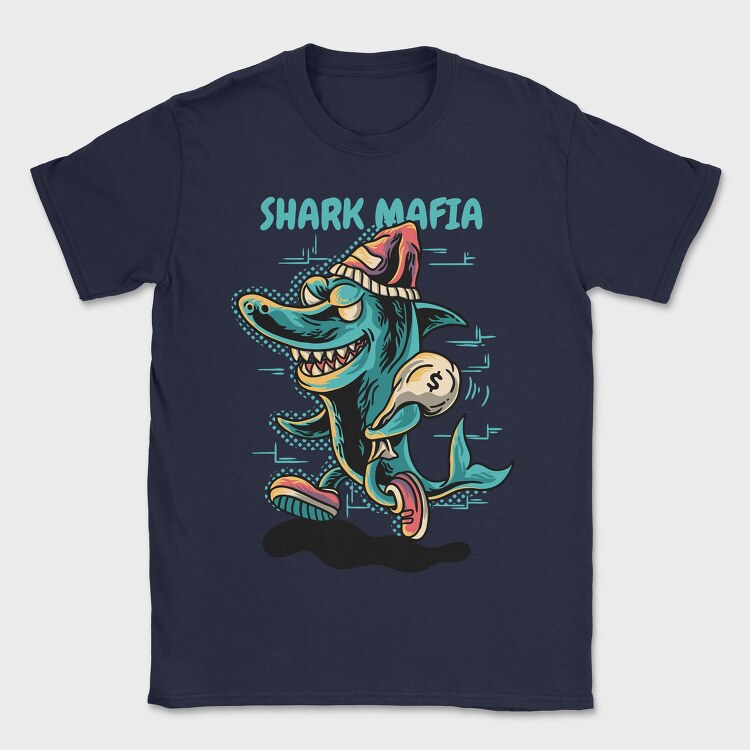 Shark Mafia Dollar, Tricou Barbati (Unisex)
