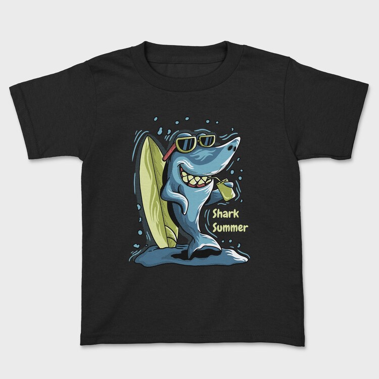 Shark Summer Surf, Tricou Copii