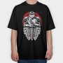 Knight Skull Armor, Tricou Oversize Barbati (Unisex)