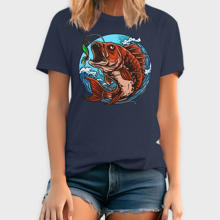 Koi Fish Bite, Tricou Barbati (Unisex)
