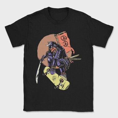 Skate Samurai, Tricou Barbati (Unisex)