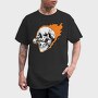Burning Skull Roller, Tricou Barbati (Unisex)