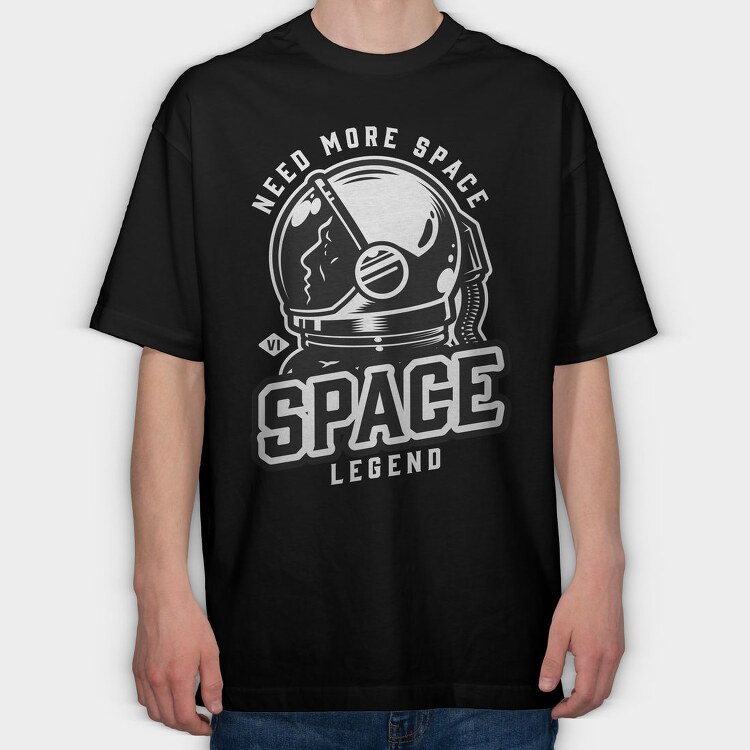 Space Helmet Vi, Tricou Oversize Barbati (Unisex)