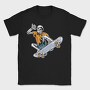 Skateboard Skeleton, Tricou Barbati (Unisex)