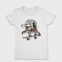 Skateboarding Skull 1, Tricou Femei
