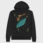 Skeleton Ballet Dancer, Hanorac Oversize Barbati (Unisex)
