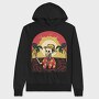 Skeleton Beach Party, Hanorac Oversize Barbati (Unisex)