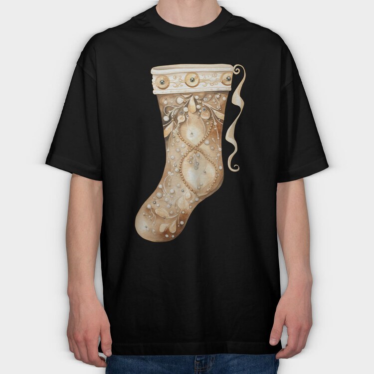 Christmas Stocking Gems, Tricou Oversize Barbati (Unisex)