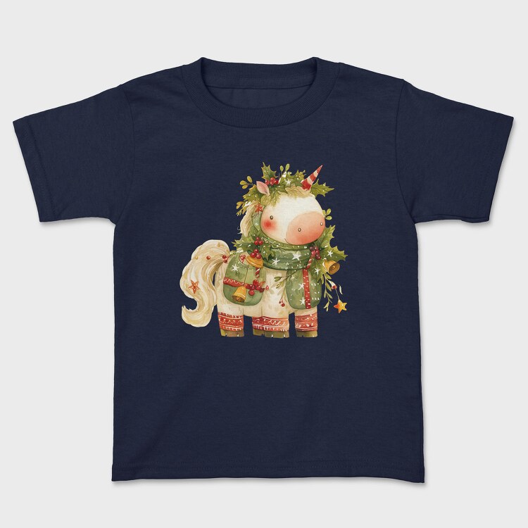 Christmas Unicorn Holly, Tricou Copii