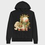 Christmas Unicorn Holly, Hanorac Oversize Barbati (Unisex)