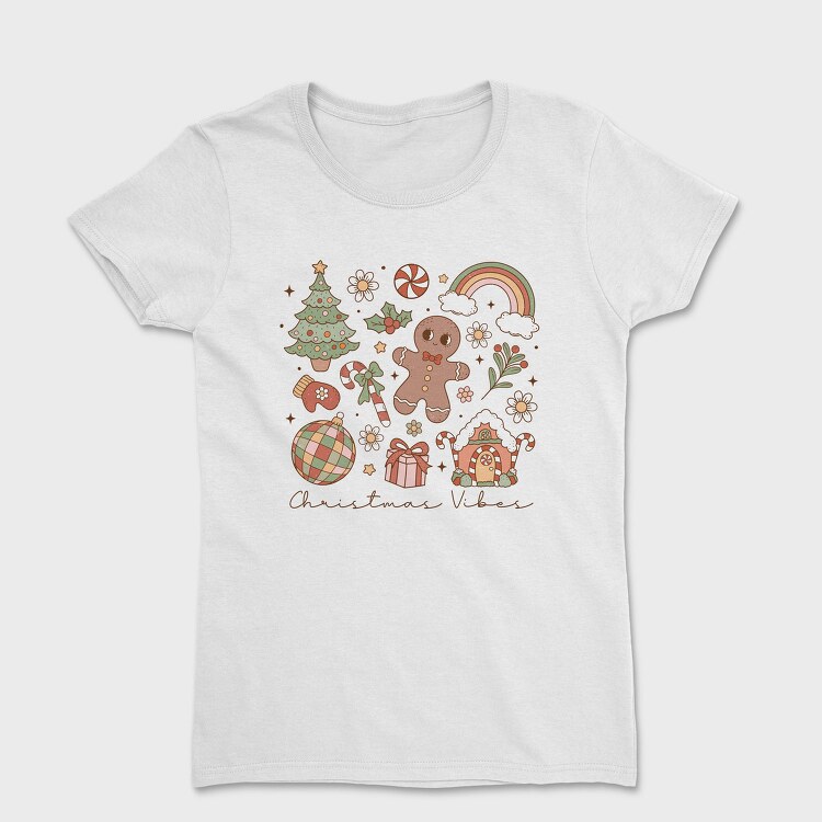 Christmas Vibes, Tricou Femei