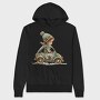 Christmas Vintage Car, Hanorac Oversize Barbati (Unisex)