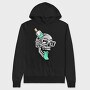 Skull Glasses Pickle, Hanorac Oversize Barbati (Unisex)