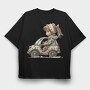 Christmas Vintage Driver, Tricou Oversize Barbati (Unisex)