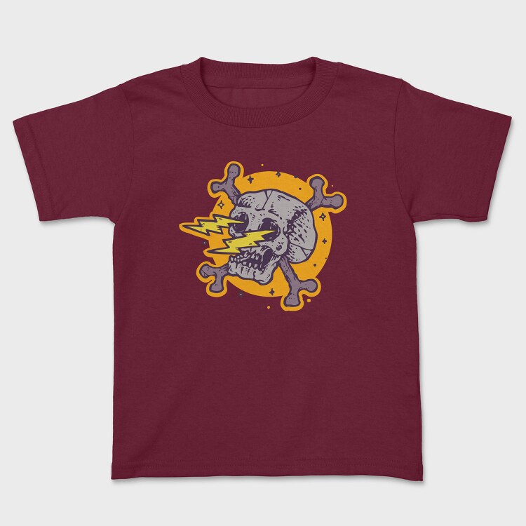 Skull Lightning Strike, Tricou Copii