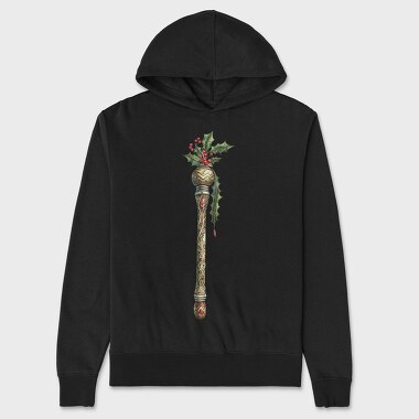 Christmas Wand Holly, Hanorac Oversize Barbati (Unisex)