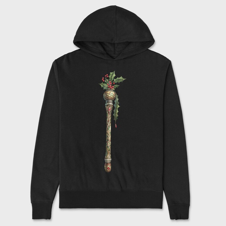 Christmas Wand Holly, Hanorac Oversize Barbati (Unisex)