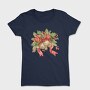 Christmas Watercolor Bow, Tricou Femei