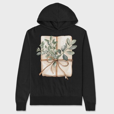 Christmas Watercolor, Hanorac Oversize Barbati (Unisex)