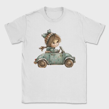 Christmas Whimsical Car, Tricou Barbati (Unisex)