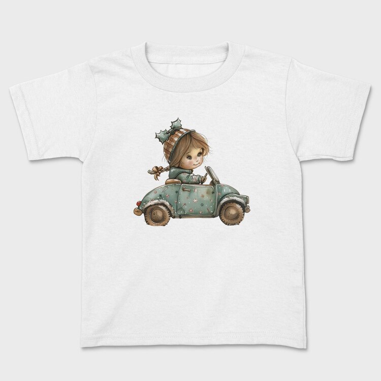 Christmas Whimsical Car, Tricou Copii