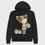 Christmas Whimsical Gift, Hanorac Oversize Barbati (Unisex)