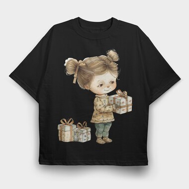Christmas Whimsical Gift, Tricou Oversize Barbati (Unisex)